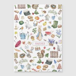 Gepersonaliseerde Peter het konijn Magnetische Uitnodiging