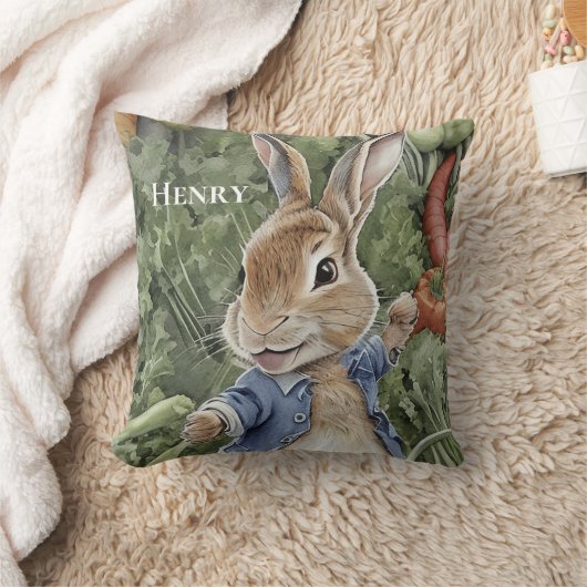 Gepersonaliseerde Peter Rabbit Beatrix Potter Nurs Kussen (Deken)