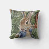Gepersonaliseerde Peter Rabbit Beatrix Potter Nurs Kussen (Voorkant)