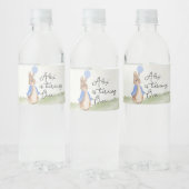 Gepersonaliseerde Peter Rabbit Water Bottle labels Waterfles Etiket (Flessen)