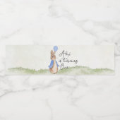 Gepersonaliseerde Peter Rabbit Water Bottle labels Waterfles Etiket (Enkel label)