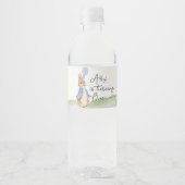 Gepersonaliseerde Peter Rabbit Water Bottle labels Waterfles Etiket (Voorkant)