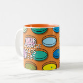 Gepersonaliseerde petrischalen Medische Wetenschap Tweekleurige Koffiemok (Voorkant links)