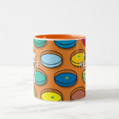 Gepersonaliseerde petrischalen Medische Wetenschap Tweekleurige Koffiemok (Center)