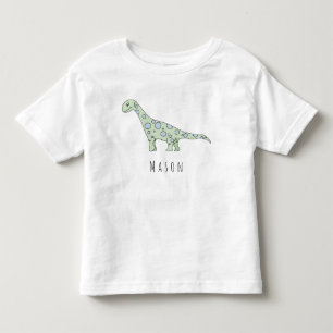 Gepersonaliseerde Peuter Boy Doodle Dinosaurus met Kinder Shirts