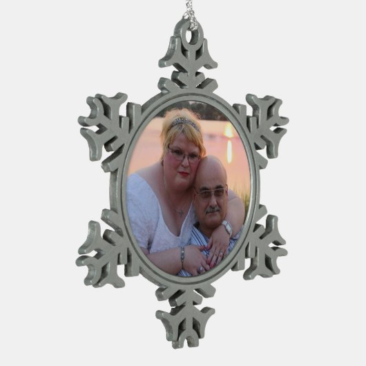 Gepersonaliseerde Peuter Snowflake ornament (Links)