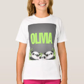 Gepersonaliseerde peuterkleding – Aangepaste naam  T-shirt (Voorkant)