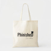 Gepersonaliseerde PhD Afstuderen Canvas tas, Docto Tote Bag (Voorkant)