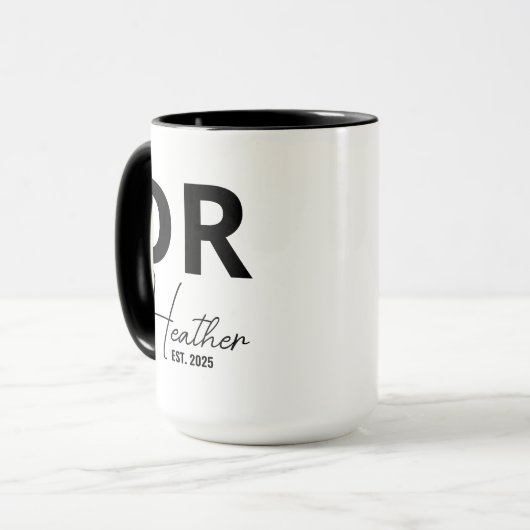 Gepersonaliseerde PhD-Mok, Aangepaste PhD-Mok, PhD Mok (Voorkant links)