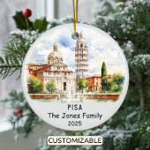 Gepersonaliseerde Philadelphia Ornament, Pennsylva Keramisch Ornament