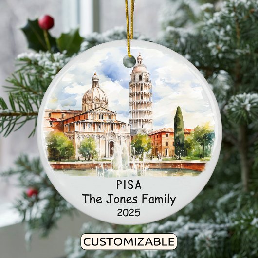 Gepersonaliseerde Philadelphia Ornament, Pennsylva Keramisch Ornament