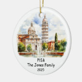 Gepersonaliseerde Philadelphia Ornament, Pennsylva Keramisch Ornament (Links)