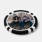 Gepersonaliseerde Photo Black 5000 Value Game Poker Chips (Enkel)
