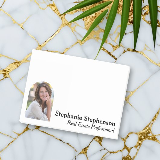 Gepersonaliseerde Photo Business Arched Lijst Post-it® Notes