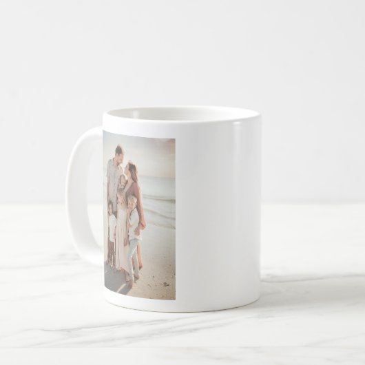 Gepersonaliseerde Photo Cup Custom Text Afbeelding Koffiemok (Voorkant links)