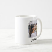 Gepersonaliseerde Photo Cup Custom Text Afbeelding Koffiemok (Voorkant rechts)
