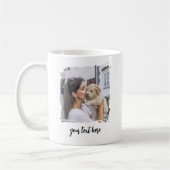 Gepersonaliseerde Photo Cup Custom Text Afbeelding Koffiemok (Links)