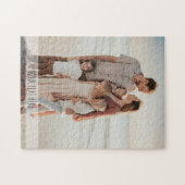 Gepersonaliseerde Photo Cup Custom Text Afbeelding Legpuzzel (Horizontaal)