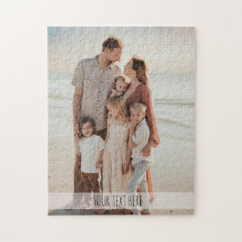 Gepersonaliseerde Photo Cup Custom Text Afbeelding Legpuzzel