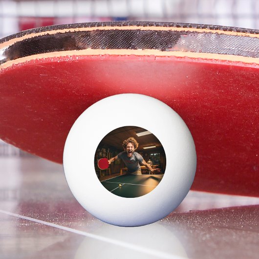 Gepersonaliseerde Photo Sport Gamer Pingpongbal