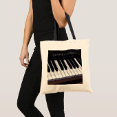 gepersonaliseerde piano-canvas tas (Voorkant (product))