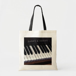 gepersonaliseerde piano-canvas tas