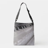 Gepersonaliseerde Piano Canvas tas voor Lessen (Achterkant)