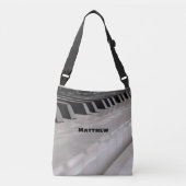 Gepersonaliseerde Piano Canvas tas voor Lessen (Voorkant)