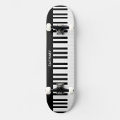 Gepersonaliseerde Piano Keys Muziek Muziekinstrume Persoonlijk Skateboard (Voorkant)