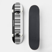 Gepersonaliseerde Piano Keys Muziek Muziekinstrume Persoonlijk Skateboard (Voorkant)
