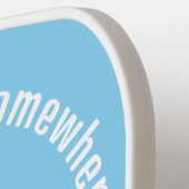 Gepersonaliseerde Pickle Martini Dink O'Clock - Bl Pickleball Paddle (Links Detail)