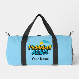 Gepersonaliseerde Pickleball Addict Blue Plunjezak