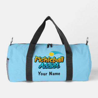 Gepersonaliseerde Pickleball Addict Blue Plunjezak