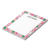 Gepersonaliseerde Pickleball cadeau-ideeën Notitieblok (Linkerzijde)