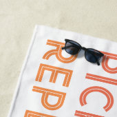 Gepersonaliseerde Pickleball: Eet slaap Herhaal Strandlaken (In situ)