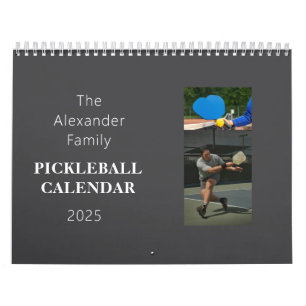 Gepersonaliseerde Pickleball fotokalender Kalender