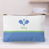 Gepersonaliseerde Pickleball Gift Preppy Blauw Gro Etui