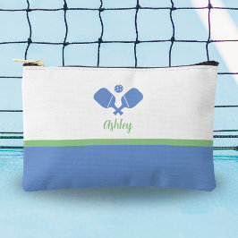 Gepersonaliseerde Pickleball Gift Preppy Blauw Gro Etui