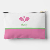 Gepersonaliseerde Pickleball Gift Preppy Pink Gree Etui (Achterkant)