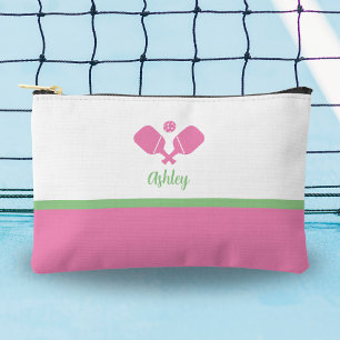 Gepersonaliseerde Pickleball Gift Preppy Pink Gree Etui