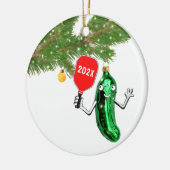 gepersonaliseerde pickleball keramisch ornament (Links)