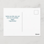 Gepersonaliseerde Pickleball Legende Bewerkbare Ve Briefkaart (Achterkant)