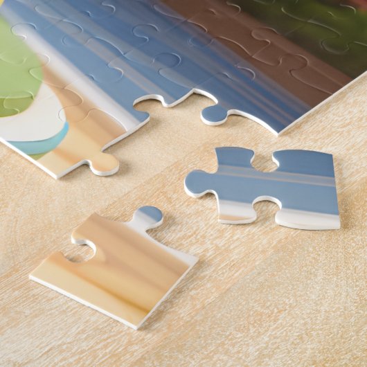 Gepersonaliseerde pickleball lo legpuzzel (Zijkant)