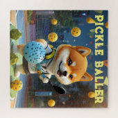 Gepersonaliseerde pickleball lo legpuzzel (Horizontaal)