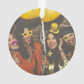 Gepersonaliseerde Pickleball Ornament met Custom Y (achterkant)