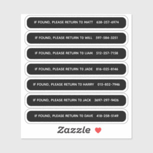 Gepersonaliseerde Pickleball Paddle Identificatie Sticker