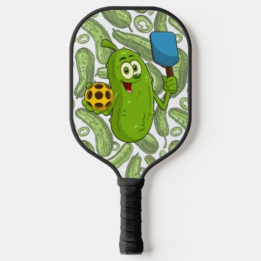 Gepersonaliseerde pickleball paddle met augurk-the (Voorkant)