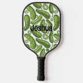 Gepersonaliseerde pickleball paddle met augurk-the (Achterkant)