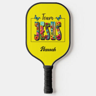 Gepersonaliseerde Pickleball Paddle - Team Jesus o