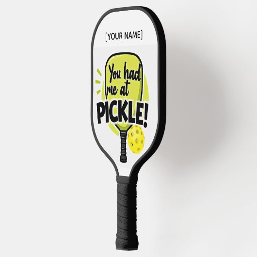 Gepersonaliseerde Pickleball Paddle-Yellow-Style#0 Paddle (Links)